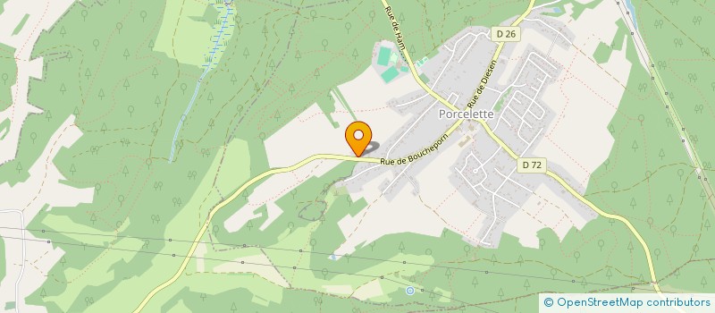 localisation de l'entreprise MADAME JOSIANE BAUMSTUMMLER à PORCELETTE