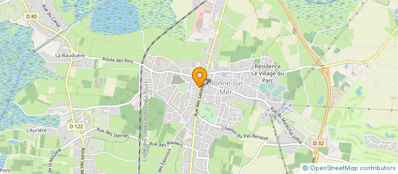 localisation de l'entreprise MADAME JOSIANE BEAUMONT à LES SABLES D'OLONNE