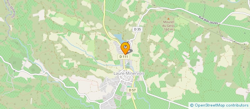 localisation de l'entreprise MADAME JOSIANE BEDOS  LAURE-MINERVOIS