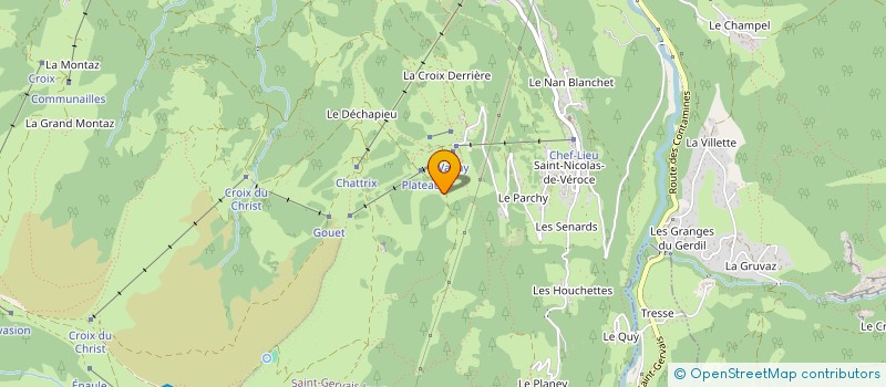 localisation de l'entreprise MADAME JOSIANE BEITONE  SAINT-GERVAIS-LES-BAINS