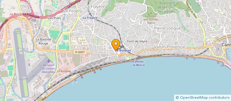 localisation de l'entreprise MADAME JOSIANE BENSADOUN à CANNES
