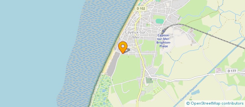 localisation de l'entreprise MADAME JOSIANE BERGER à CAYEUX-SUR-MER