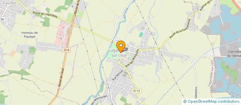 localisation de l'entreprise MADAME JOSIANE BERGES à LAGARDELLE-SUR-LEZE