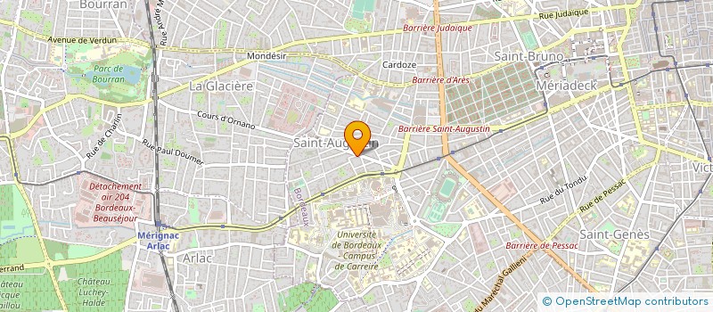 localisation de l'entreprise MADAME JOSIANE BERGUIO à BORDEAUX