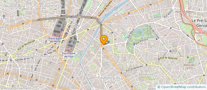 localisation de l'entreprise MADAME JOSIANE BERNE à PARIS