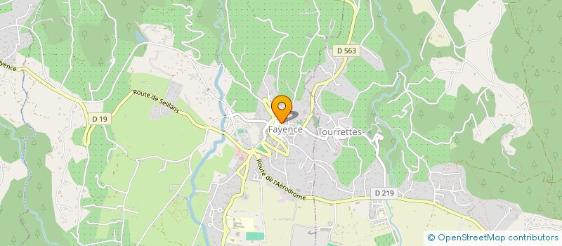 localisation de l'entreprise MADAME JOSIANE BESSIERE  FAYENCE