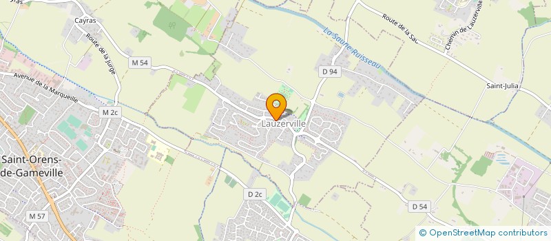 localisation de l'entreprise MADAME JOSIANE BIAIS-SAUVETRE  LAUZERVILLE