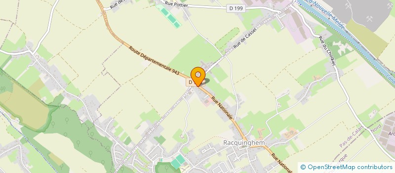 localisation de l'entreprise MADAME JOSIANE BILLET  NORRENT-FONTES