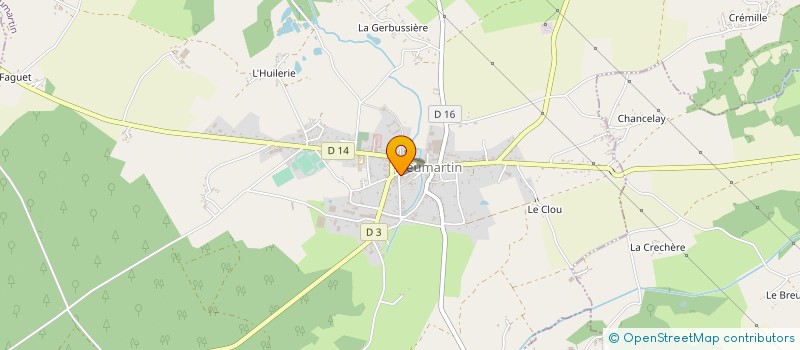 localisation de l'entreprise MADAME JOSIANE BIOTTEAU  PLEUMARTIN