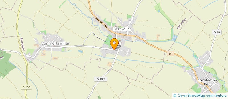 localisation de l'entreprise MADAME JOSIANE BLUM  BERNWILLER