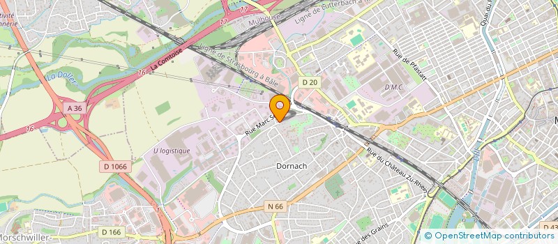 localisation de l'entreprise MADAME JOSIANE BOEGLIN  MULHOUSE