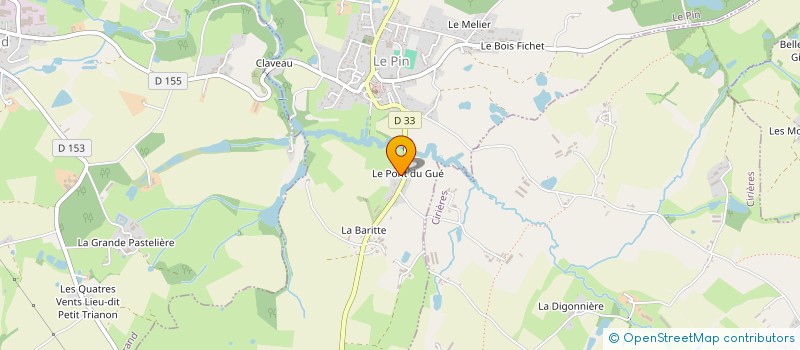 localisation de l'entreprise MADAME JOSIANE BOITEAU à LE PIN