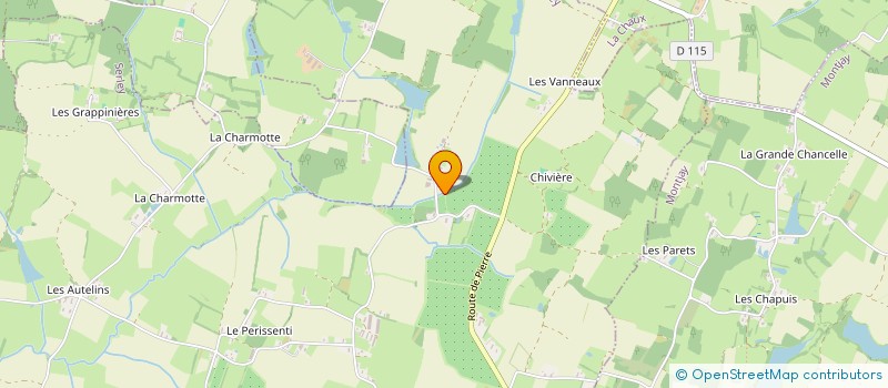 localisation de l'entreprise MADAME JOSIANE BONIN  SERLEY