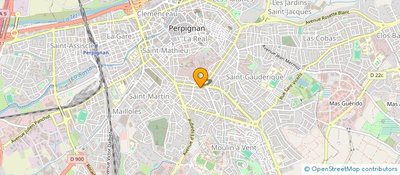 localisation de l'entreprise MADAME JOSIANE BOUCHER  PERPIGNAN