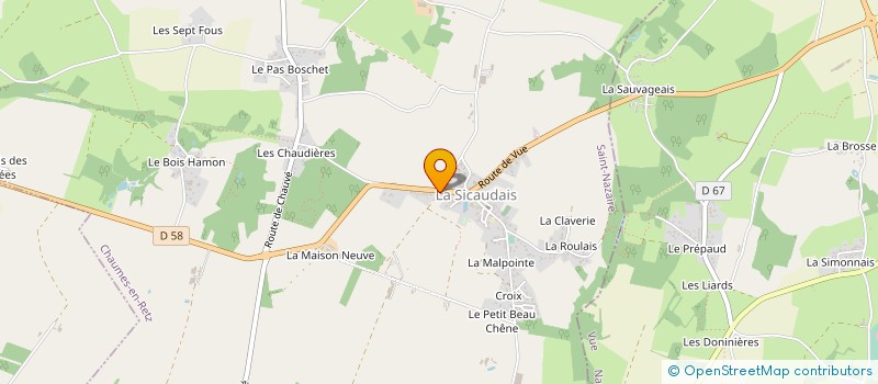 localisation de l'entreprise MADAME JOSIANE BOUE à CHAUMES-EN-RETZ