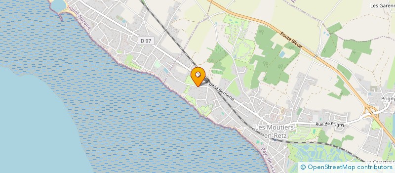 localisation de l'entreprise MADAME JOSIANE BOUILLAUD  LES MOUTIERS-EN-RETZ