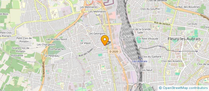 localisation de l'entreprise MADAME JOSIANE BOURGEOIS à ORLEANS