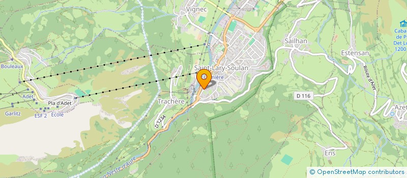 localisation de l'entreprise MADAME JOSIANE BRANCA  ARAGNOUET