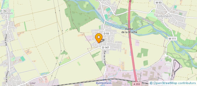 localisation de l'entreprise MADAME JOSIANE BRAND à ERNOLSHEIM-BRUCHE
