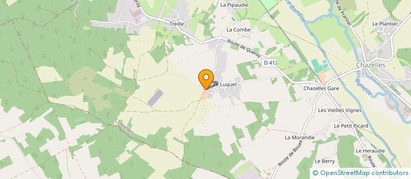 localisation de l'entreprise MADAME JOSIANE BREUILLET à CHAZELLES