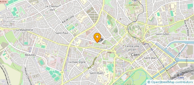 localisation de l'entreprise MADAME JOSIANE BRIAND à CAEN