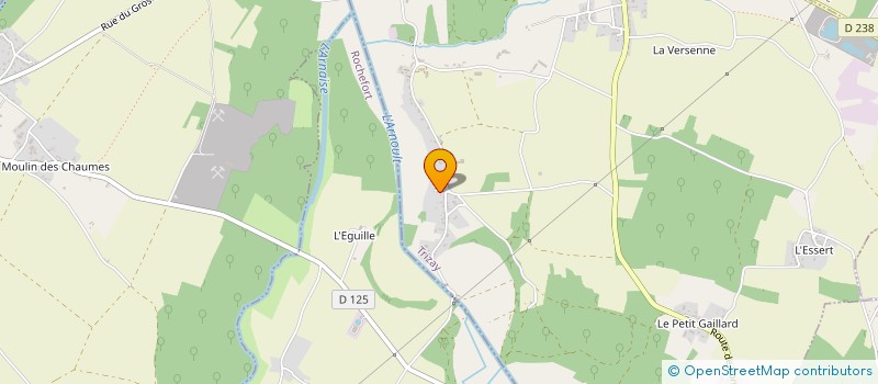 localisation de l'entreprise MADAME JOSIANE BRISSONNEAU  TRIZAY