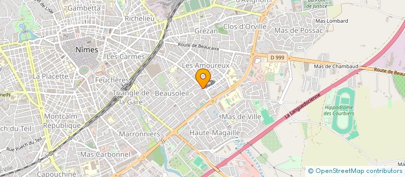 localisation de l'entreprise MADAME JOSIANE BRIZZI  NIMES