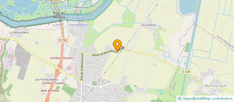 localisation de l'entreprise MADAME JOSIANE BRUN  ECHILLAIS