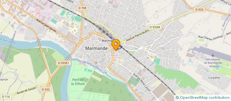 localisation de l'entreprise MADAME JOSIANE BRUNET à MARMANDE
