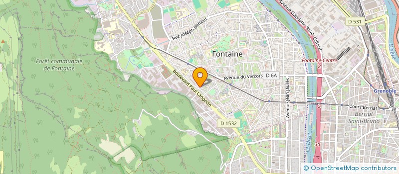 localisation de l'entreprise MADAME JOSIANE BUISSON  FONTAINE
