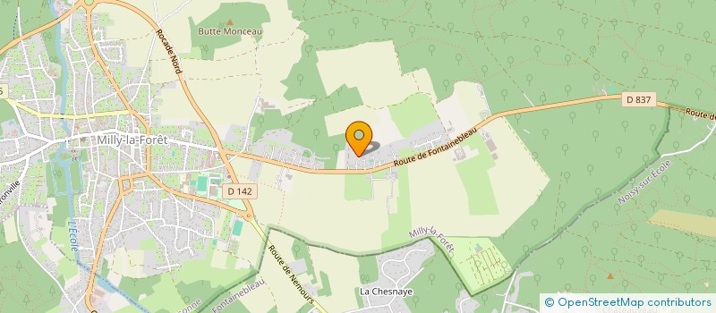 localisation de l'entreprise MADAME JOSIANE BUYLE à MILLY-LA-FORET