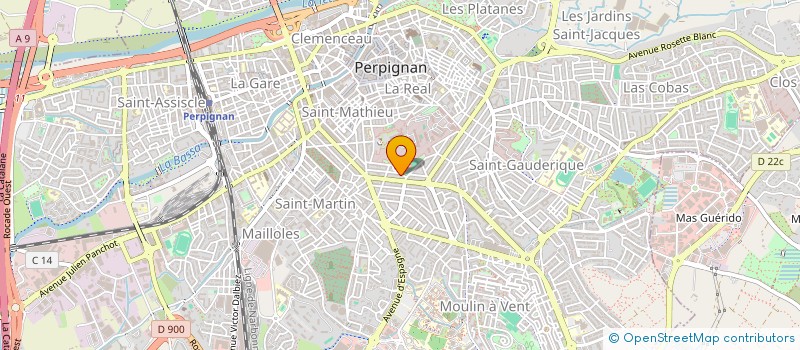 localisation de l'entreprise MADAME JOSIANE CABANAS  PERPIGNAN