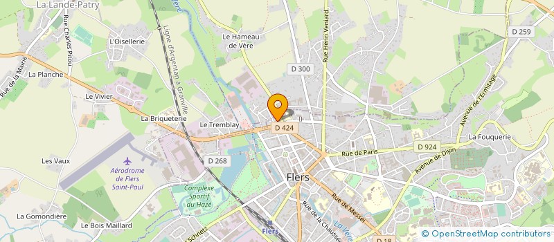 localisation de l'entreprise MADAME JOSIANE CAILLON à FLERS