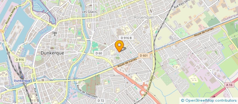 localisation de l'entreprise MADAME JOSIANE CANIVET à DUNKERQUE
