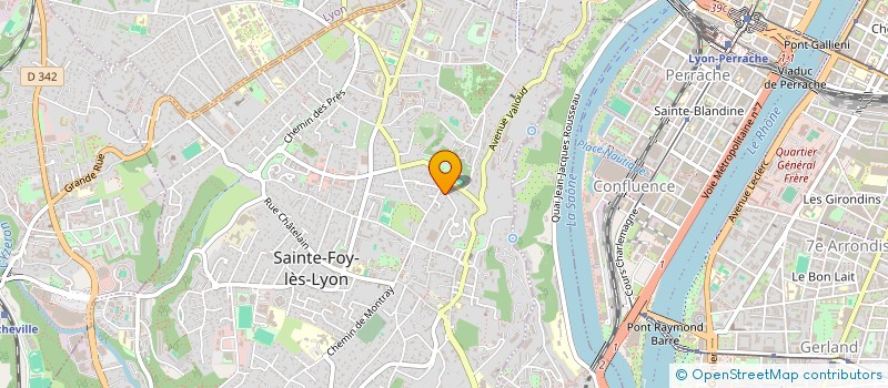 localisation de l'entreprise MADAME JOSIANE CANNIZZO à SAINTE-FOY-LES-LYON