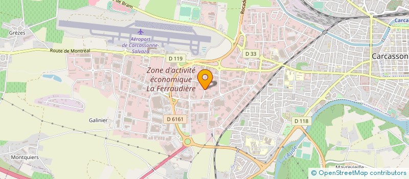 localisation de l'entreprise MADAME JOSIANE CARBO à CARCASSONNE
