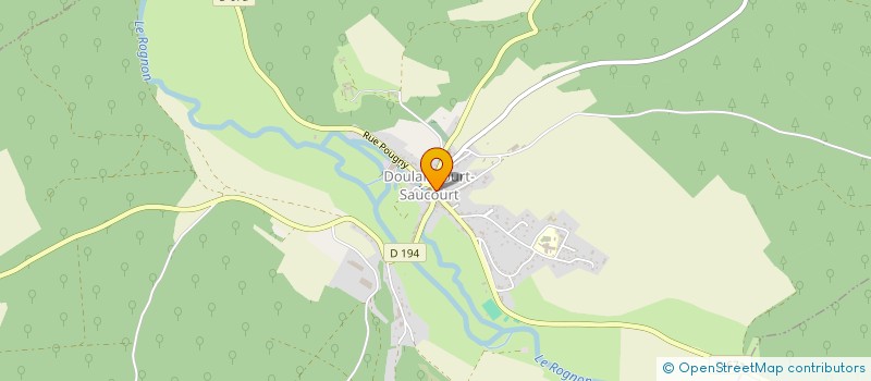 localisation de l'entreprise MADAME JOSIANE CARON à DOULAINCOURT-SAUCOURT
