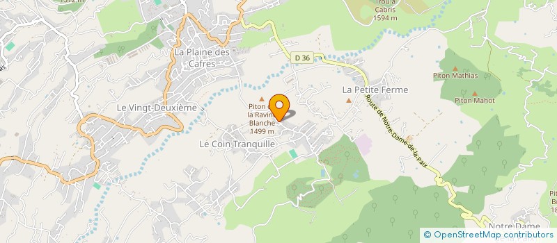 localisation de l'entreprise MADAME JOSIANE CARRUBA  LE TAMPON