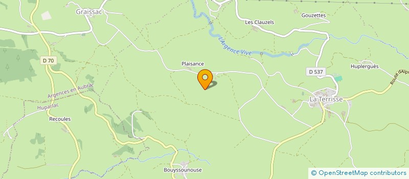 localisation de l'entreprise MADAME JOSIANE CAYLA  MONTPEYROUX