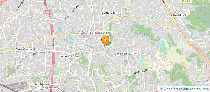 localisation de l'entreprise MADAME JOSIANE CECCHINI à MARSEILLE