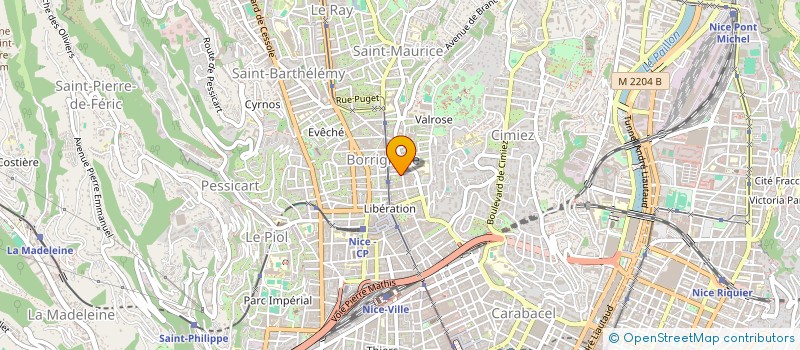 localisation de l'entreprise MADAME JOSIANE CHIARIELLO à NICE