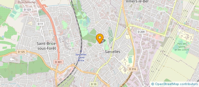 localisation de l'entreprise MADAME JOSIANE CHRISTINE BR FOURNEAU à SARCELLES