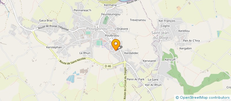 localisation de l'entreprise MADAME JOSIANE COLLETER  PLOUGASNOU