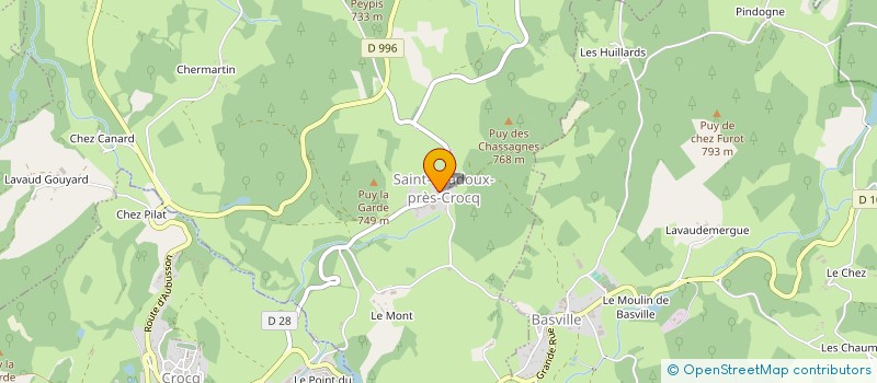 localisation de l'entreprise MADAME JOSIANE CONSTANTY  FLAYAT