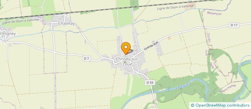 localisation de l'entreprise MADAME JOSIANE COTS  CHISSEY-SUR-LOUE