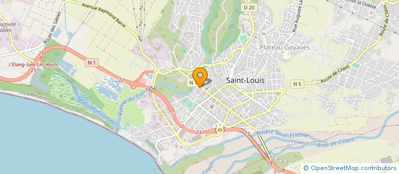 localisation de l'entreprise MADAME JOSIANE DAMBREVILLE à SAINT-LOUIS