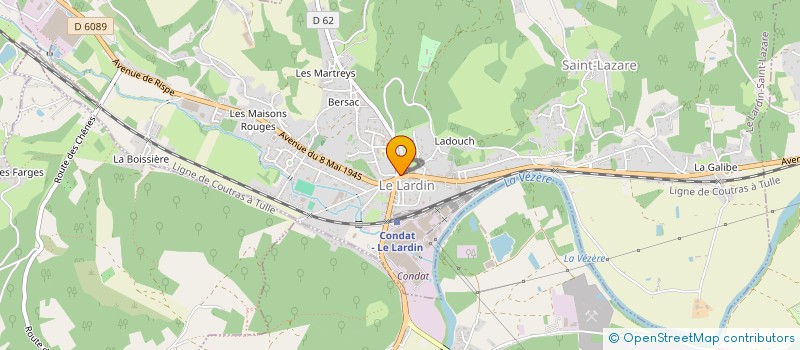 localisation de l'entreprise MADAME JOSIANE DEBARBAT  LE LARDIN-SAINT-LAZARE