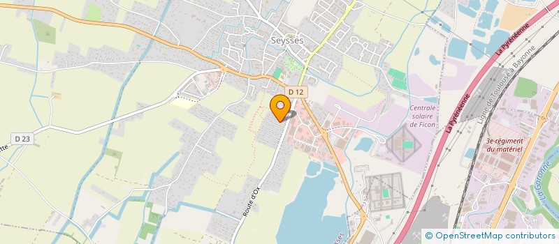 localisation de l'entreprise MADAME JOSIANE DECOSTER  SEYSSES