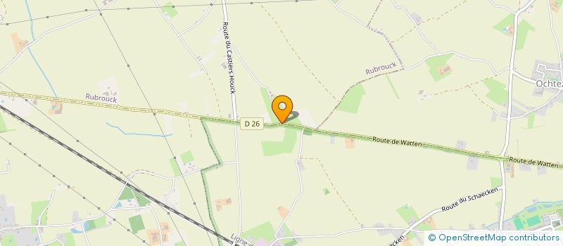 localisation de l'entreprise MADAME JOSIANE DEGROOTE  RUBROUCK