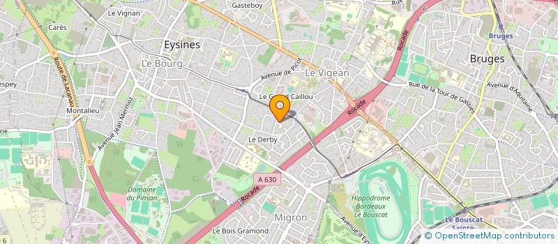 localisation de l'entreprise MADAME JOSIANE DEL NEGRO à EYSINES